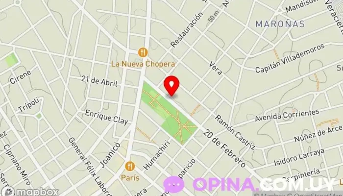 mapa de Nostrum Parque Promotora inmobiliaria, Edificio de apartamentos en Montevideo