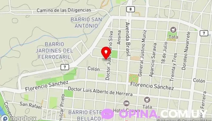 mapa de NOVA 98.3 FM Emisora de radio en Melo