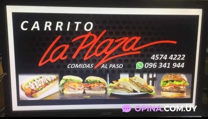 Nuevo Carrito La Plaza -  Menu - Tarariras