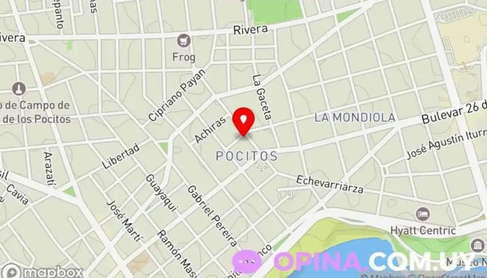 mapa de Nuevo Hogar Soluciones Agencia de bienes inmuebles comerciales en Montevideo