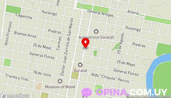 mapa de Odette - Estetic Center - Centro de estética en Carmelo