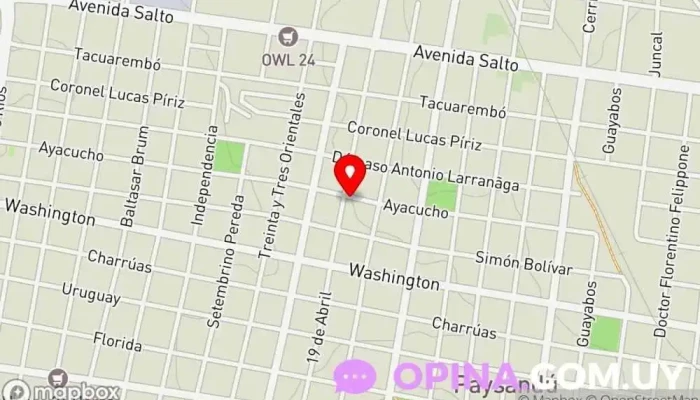 mapa de Odontología Siglo XXI Clínica dental, Dentista cosmético, Periodoncista de implantes dentales, Dental implants provider, Dentista, Ortodoncista, Teeth whitening service en Paysandú