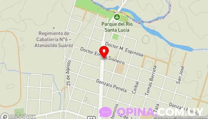 mapa de Odontologiaintegralsr Clínica dental en San Ramón