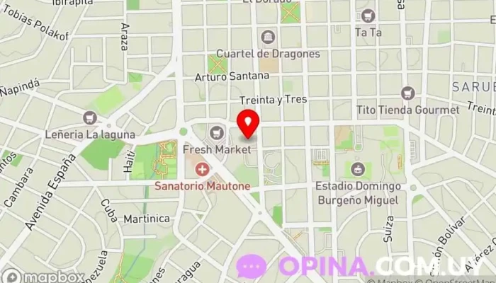 mapa de Odontologo Pablo Guillermo Clínica dental en Maldonado