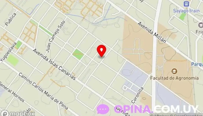 mapa de Oficina A | NLL Agencia inmobiliaria en Montevideo