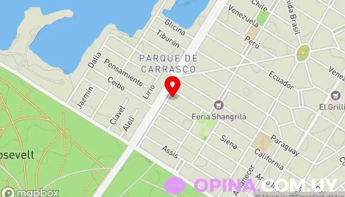 mapa de On Capacitaciones Escuela en Ciudad de la Costa