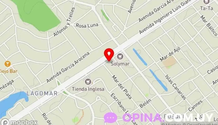 mapa de Orange Papelería en Ciudad de la Costa