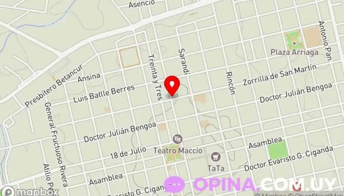 mapa de ortopedia val Clínica ortopédica en San José de Mayo