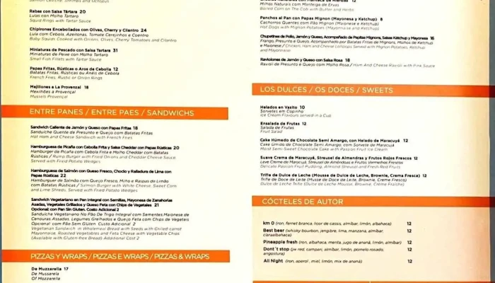 Ovo Beach -  Menu - Punta del Este