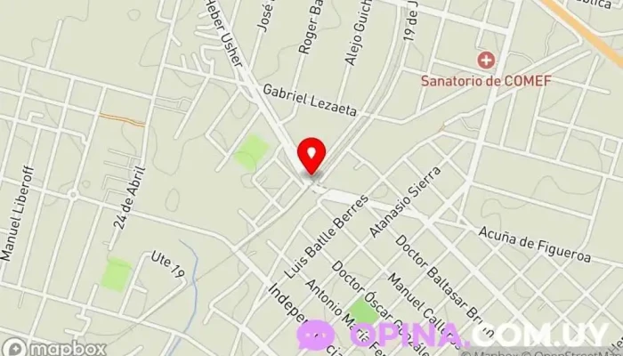 mapa de P. Amaro propiedades Agentes inmobiliarios en Florida