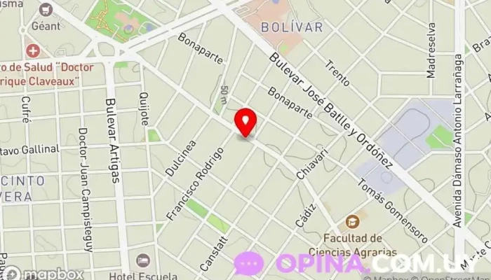 mapa de Pamer Montevideo Oficinas de empresa en Montevideo