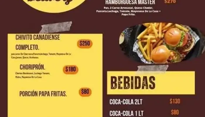 Pampa Chiviteria -  Menu - Artigas