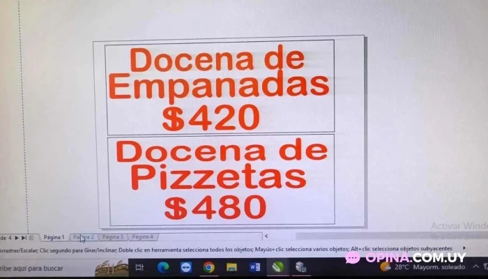 Panaderia Aprenda Pasteleria Y Rotiseria Menu - Las Piedras