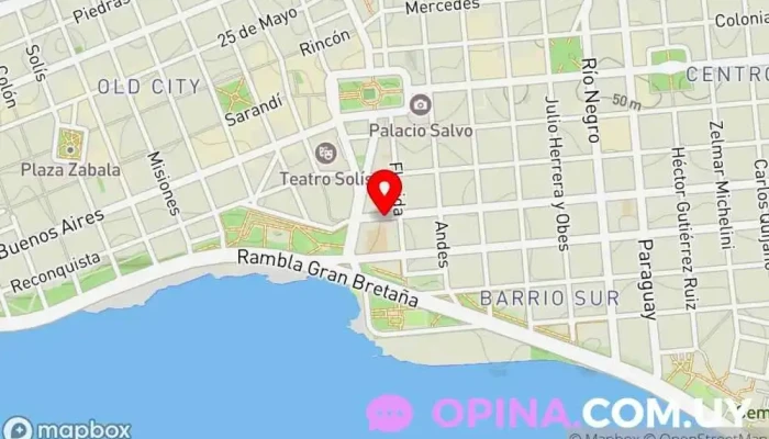 mapa de Panadería & Confitería FLORIDA Panadería en Montevideo