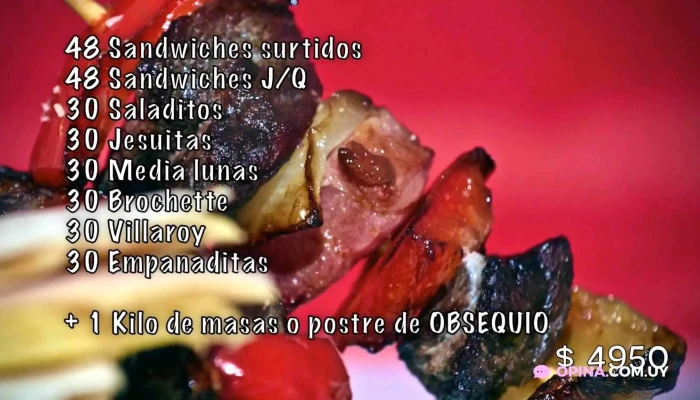 Panaderia Sabores Menu - Montevideo