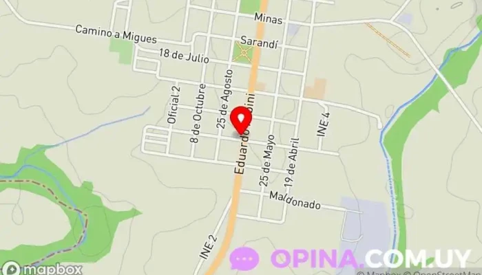 mapa de PANADERÍA SOLIS Panadería en Solís de Mataojo