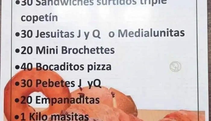 Panaderia Y Confiteria Permedes Menu - Montevideo