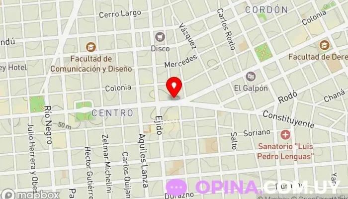 mapa de Papacito Librería en Montevideo
