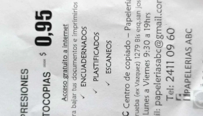 Papeleria Abc Sitio Web - Montevideo