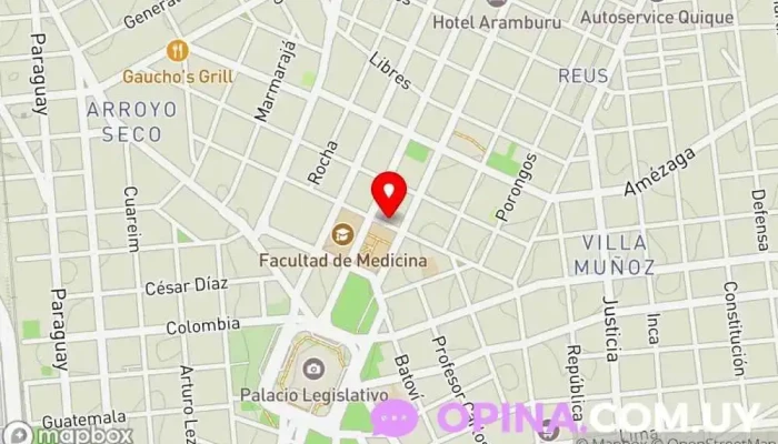 mapa de Papeleria Albe Ltda Papelería en Montevideo