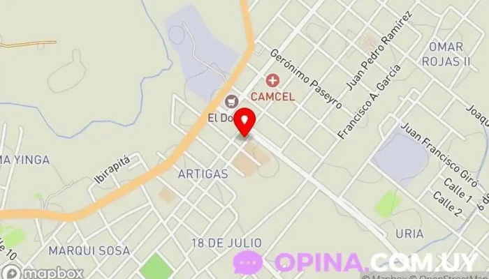 mapa de Papelería ALF Papelería en Rio Branco