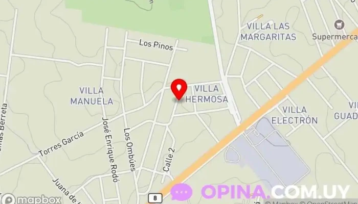 mapa de Papelería Alis Papelería en Barros Blancos