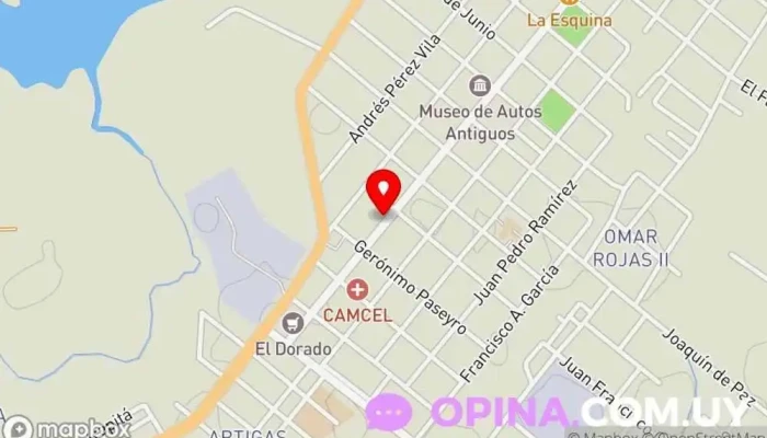 mapa de Papelería Aurora Papelería en Rio Branco