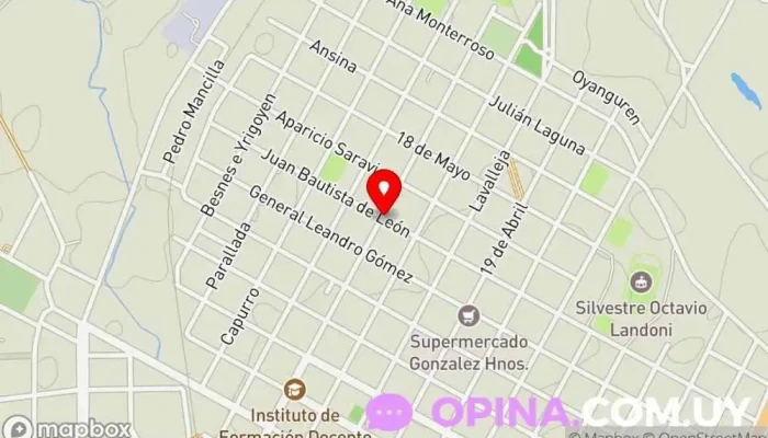 mapa de PAPELERIA AVRIL Papelería en Durazno