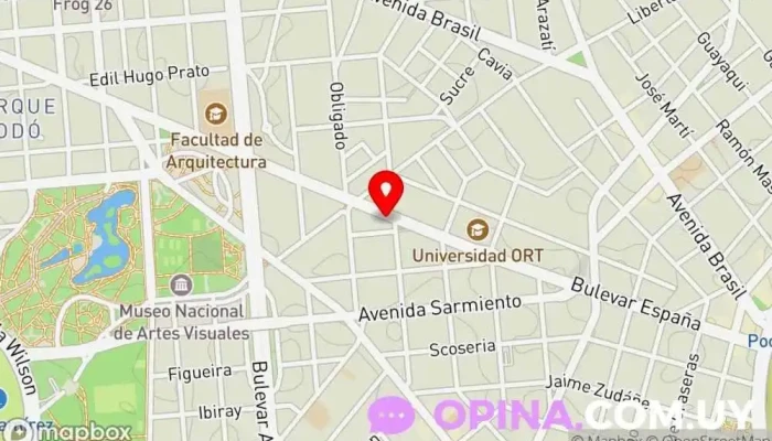 mapa de Papelería Bonita Papelería, Taller de encuadernación, Copistería, Tienda de regalos en Montevideo