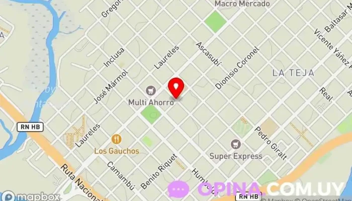 mapa de Papelería cadenas Mercado en Montevideo