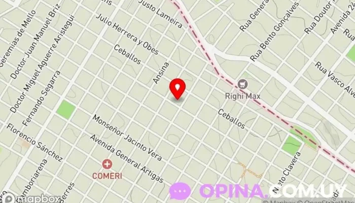 mapa de Papelería casi todo Papelería en Rivera