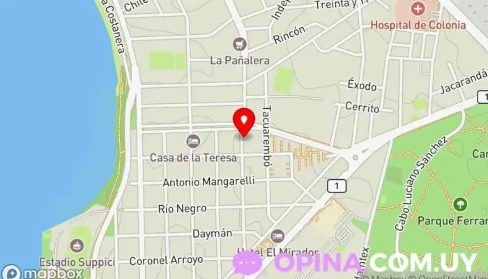 mapa de Papeleria Coti-Paper Papelería en Col. del Sacramento