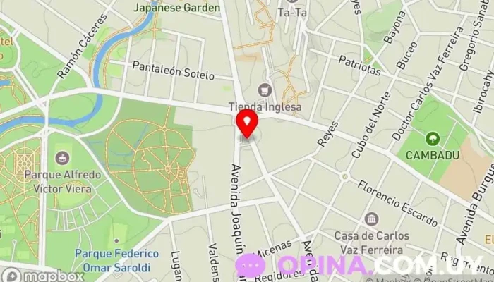 mapa de Papelería Cyber Fast Papelería en Montevideo