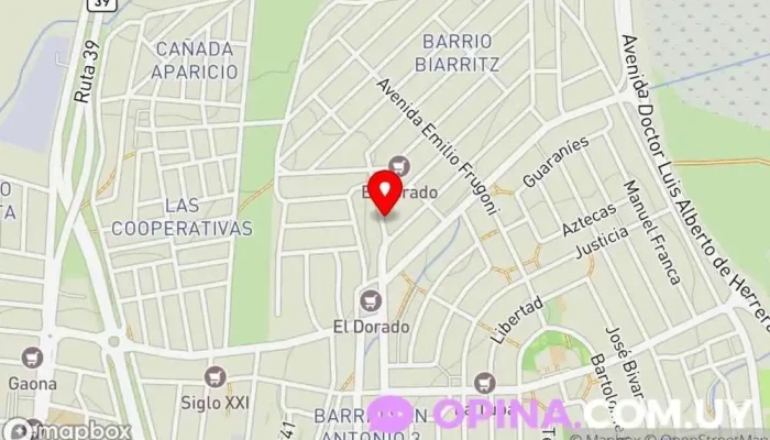 mapa de Papelería Dejavu Papelería en Maldonado