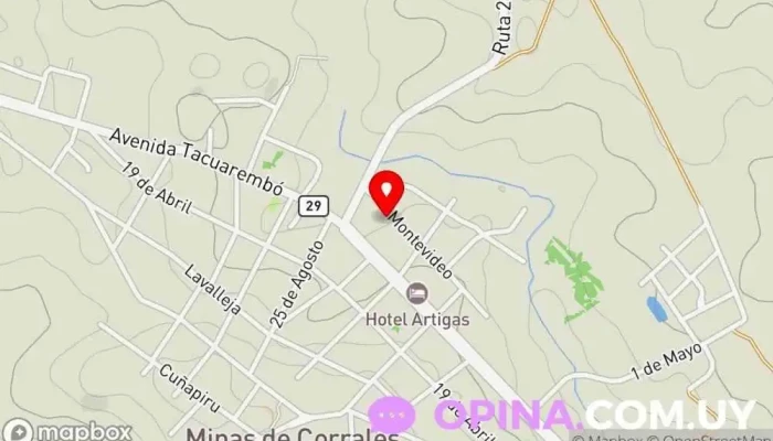 mapa de PAPELERIA DESIGUAL Tienda de suministros para fotocopias en Minas de Corrales