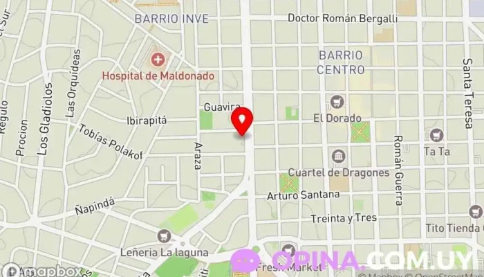 mapa de Papelería Dispa Papelería en Maldonado