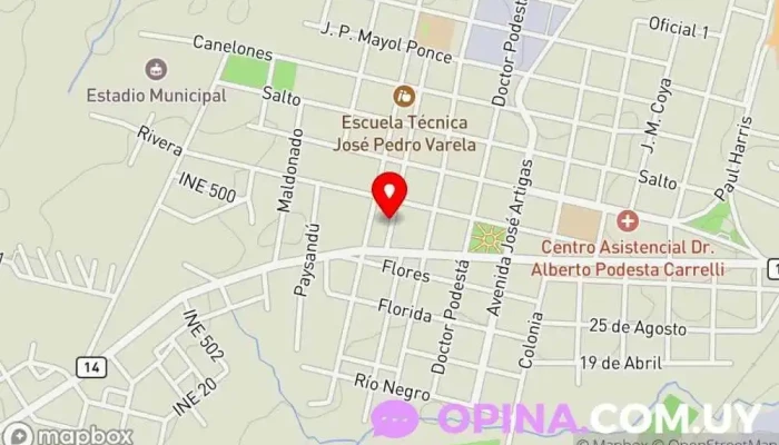 mapa de Papeleria Don Joaquin  en José Pedro Varela