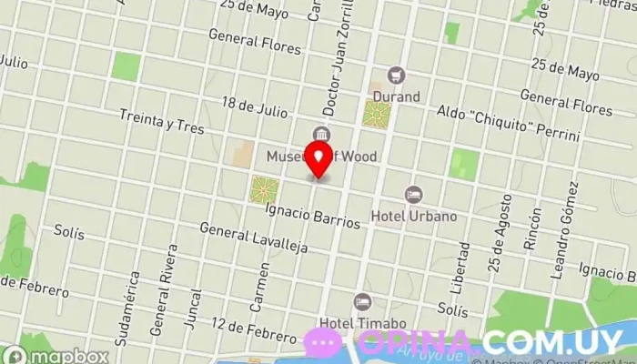 mapa de PAPELERIA DUARTE Papelería, Juguetería en Carmelo