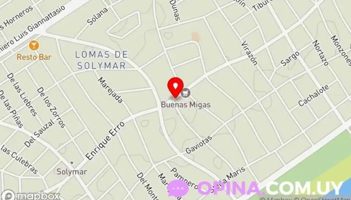 mapa de Papelería El Aljibe Papelería en Ciudad de la Costa