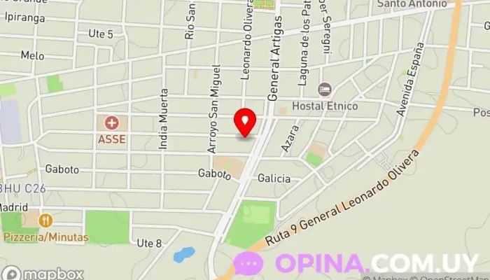 mapa de PAPELERIA ENCANTO Papelería en Chuy