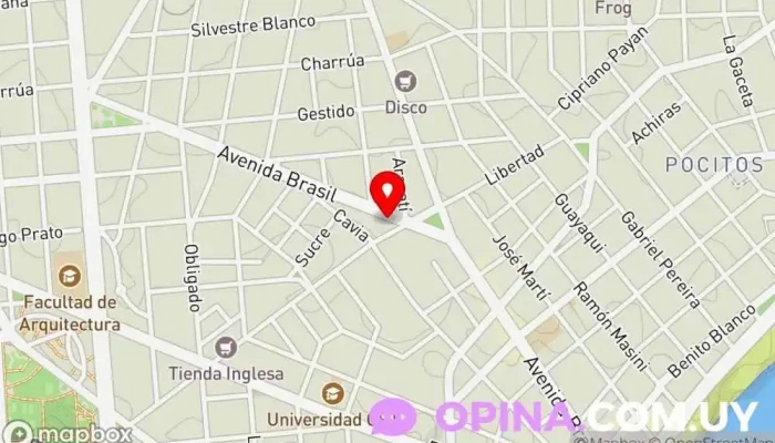 mapa de Papeleria Flober Papelería en Montevideo