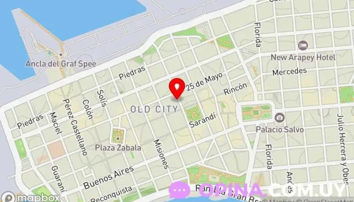 mapa de Papelería Flober S.R.L. Papelería en Montevideo