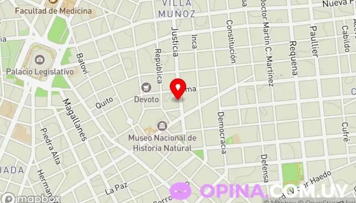 mapa de Papelería Goya Papelería en Montevideo