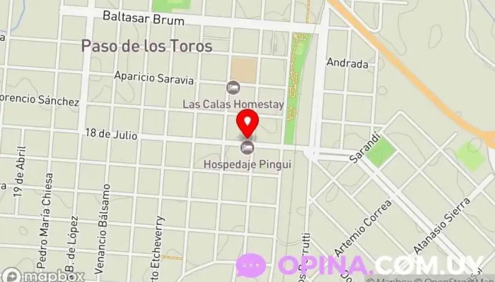 mapa de Papeleria Isabelina - Centro Informatico Papelería en Paso de los Toros