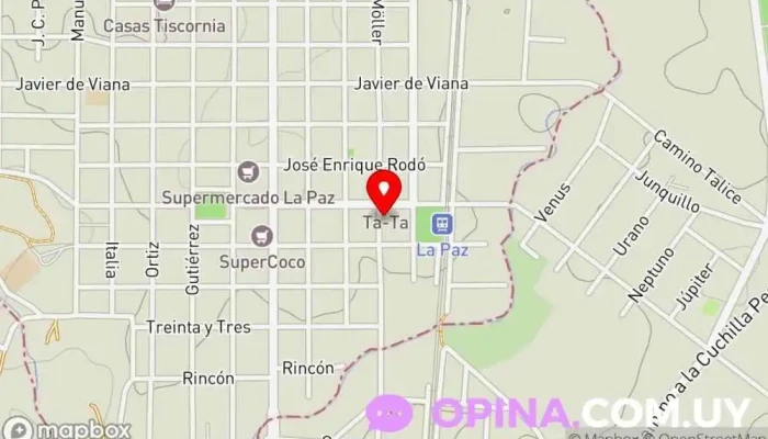 mapa de Papeleria, Juguetera y Salón Felix Papelería en La Paz