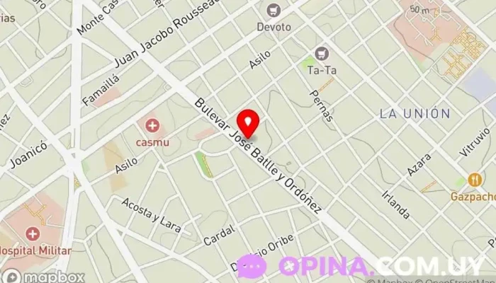 mapa de Papelería Kronos Papelería en Montevideo