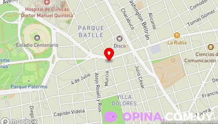 mapa de Papelería La Tiendita de Lara Papelería en Montevideo