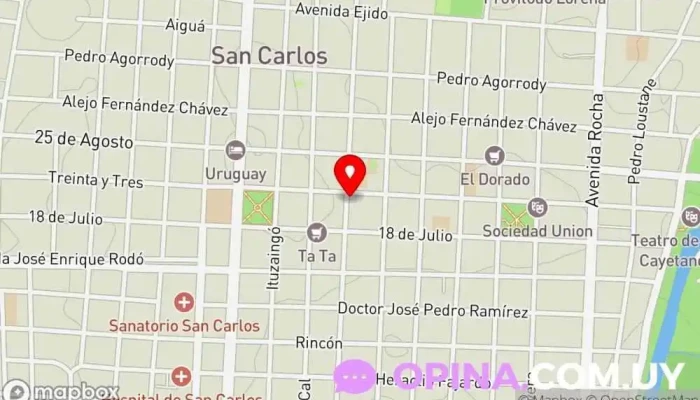 mapa de Papeleria le stylo Papelería en San Carlos