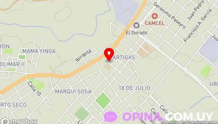 mapa de PAPELERIA LETI Papelería en Rio Branco