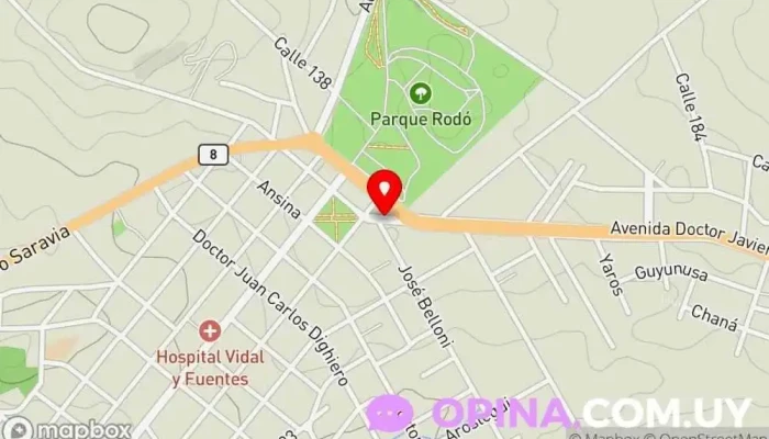 mapa de Papelería libélula Librería en Minas